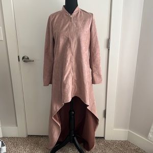 Akira Hi Low faux suede dress size L